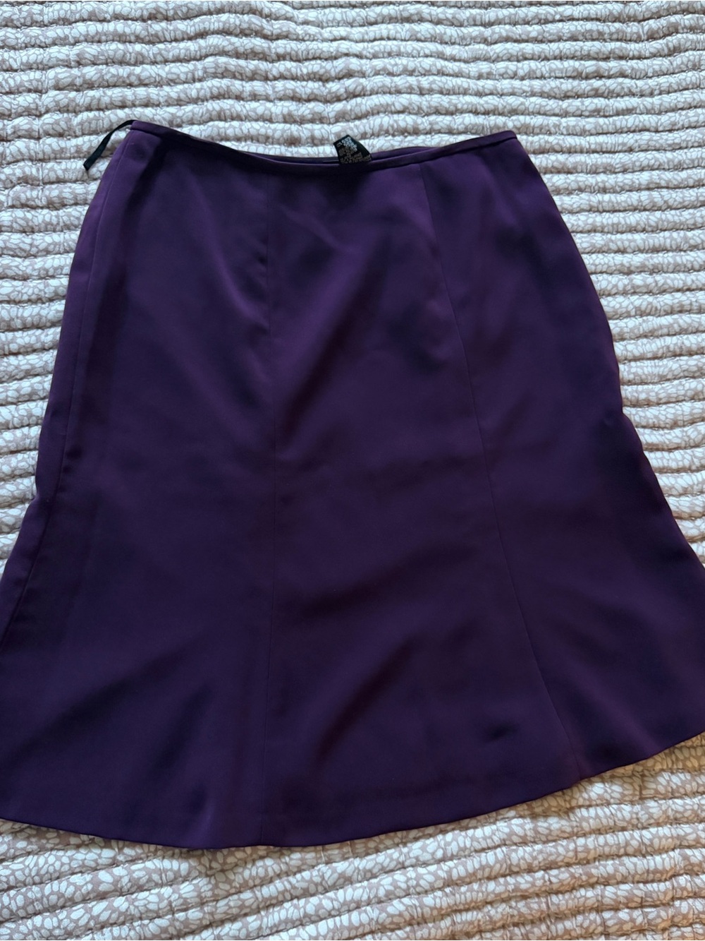 Kasper Deep Purple A-Line Skirt